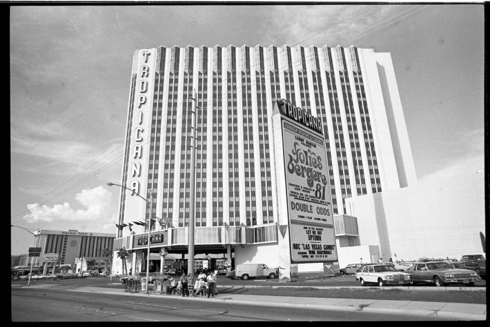 The Tropicana hotel-casino in Las Vegas in August 1981. (Las Vegas Review-Journal file)