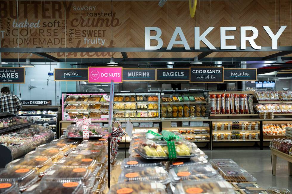 The bakery at the new Smith’s Marketplace at 845 East Lake Mead Parkway on Friday, Jan. ...