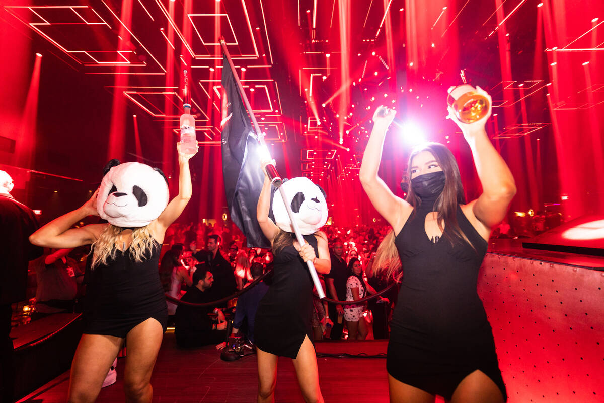 The panda party is on at Zouk Nightclub at Resorts World Las Vegas. (Resorts World Las Vegas)