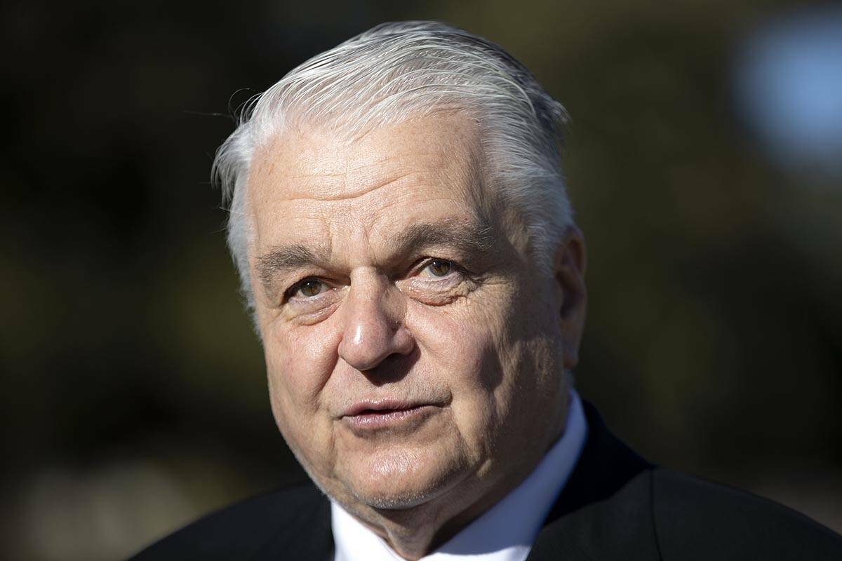 Gov. Steve Sisolak. (Ellen Schmidt/Las Vegas Review-Journal)