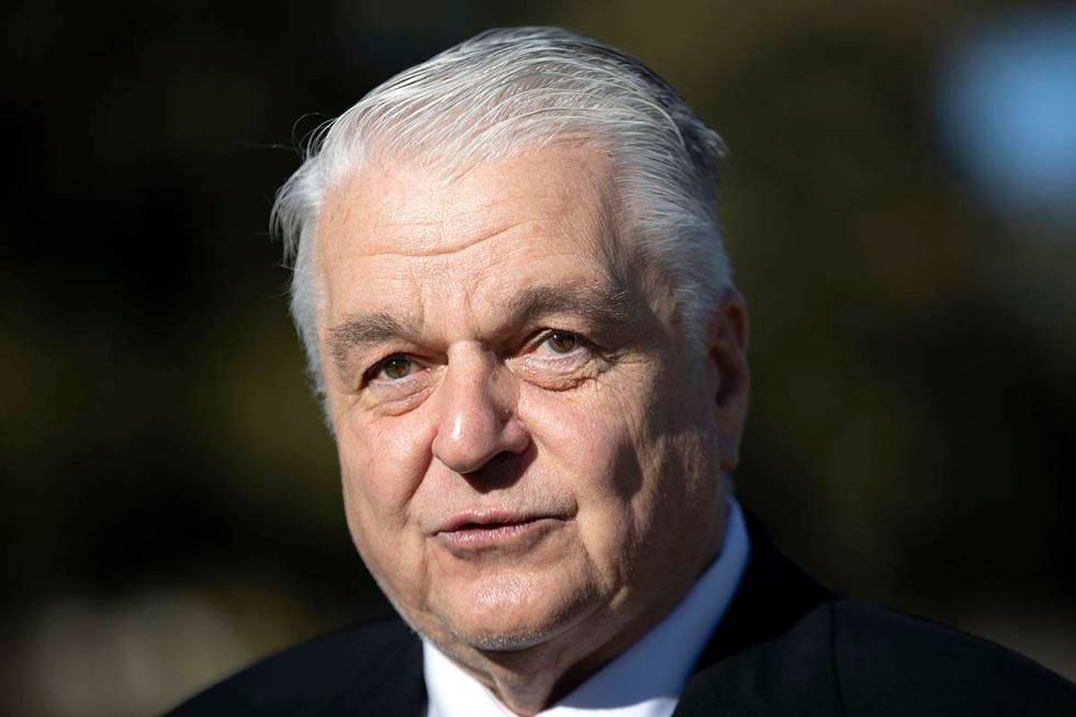 Gov. Steve Sisolak. (Ellen Schmidt/Las Vegas Review-Journal)