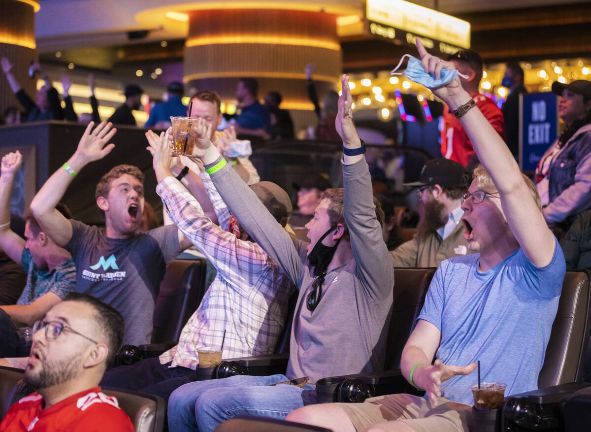 People cheer during the Cincinnati Bengals, Kansas City Chiefs AFC Championship NFL football ga ...