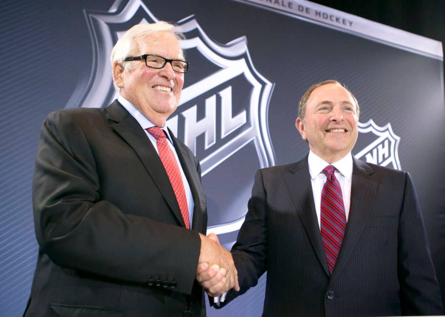 Bill Foley, Las Vegas billionaire businessman and owner of the new National Hockey League expan ...