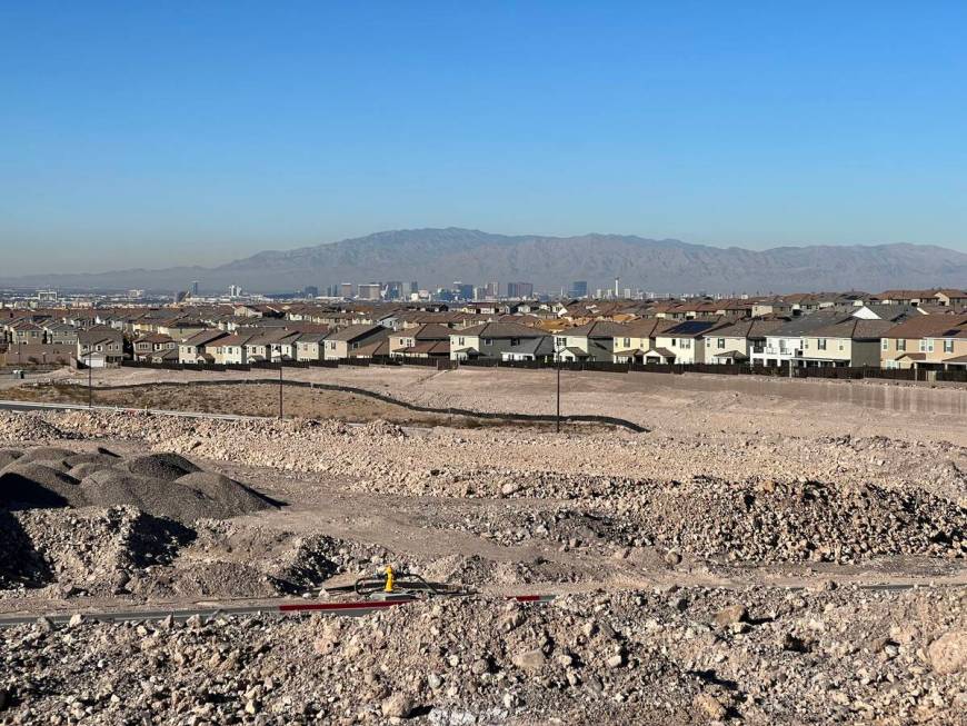 The 26-acre Montagna Park is in the southwestern part of the Henderson master-planned community ...