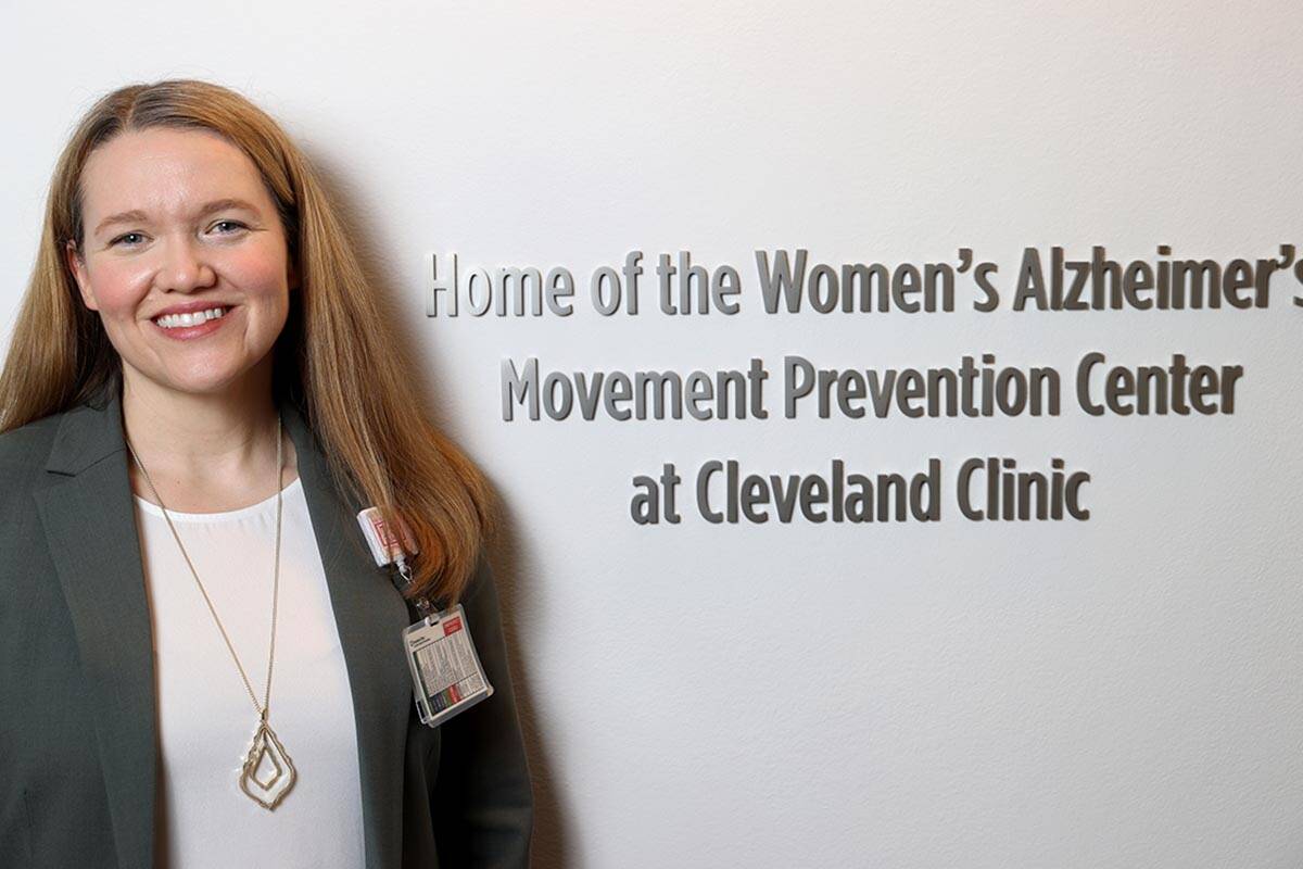 Jessica Caldwell, director of the Women’s Alzheimer’s Movement Prevention Center at Clevela ...