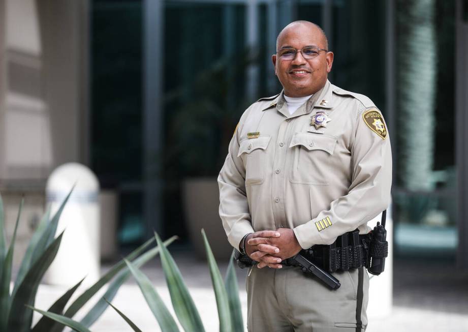 Las Vegas Metropolitan Capt. Carlos Hank at Metro Headquarters in Las Vegas, Tuesday, Feb. 1, 2 ...