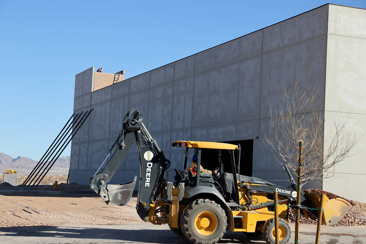 A second building under construction at the Reality Based Training Center, that will prepare fi ...