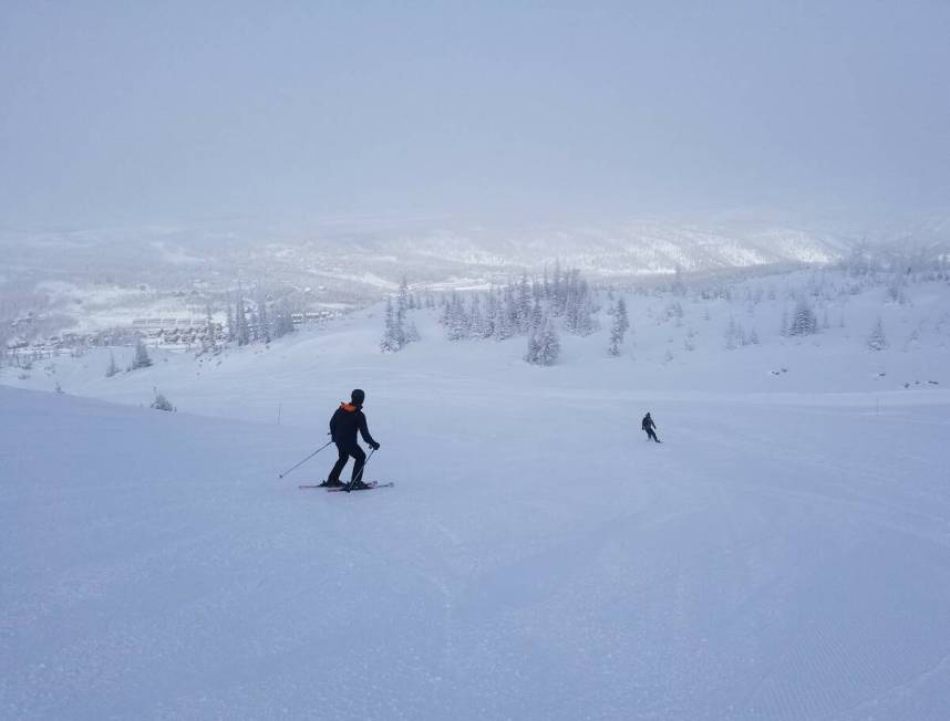 Southern Nevadans seen here skiing and snowboarding at Brian Head Resort, which is about a 3 1/ ...