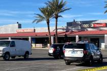 Las Vegas police were investigating a shooting Thursday afternoon that happened in the 2500 blo ...