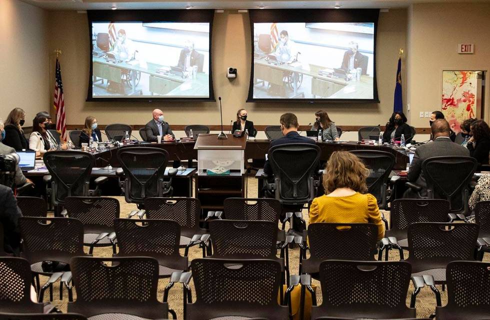 The Nevada System of Higher Education held a special meeting to fill in for Chair Cathy McAdoo ...