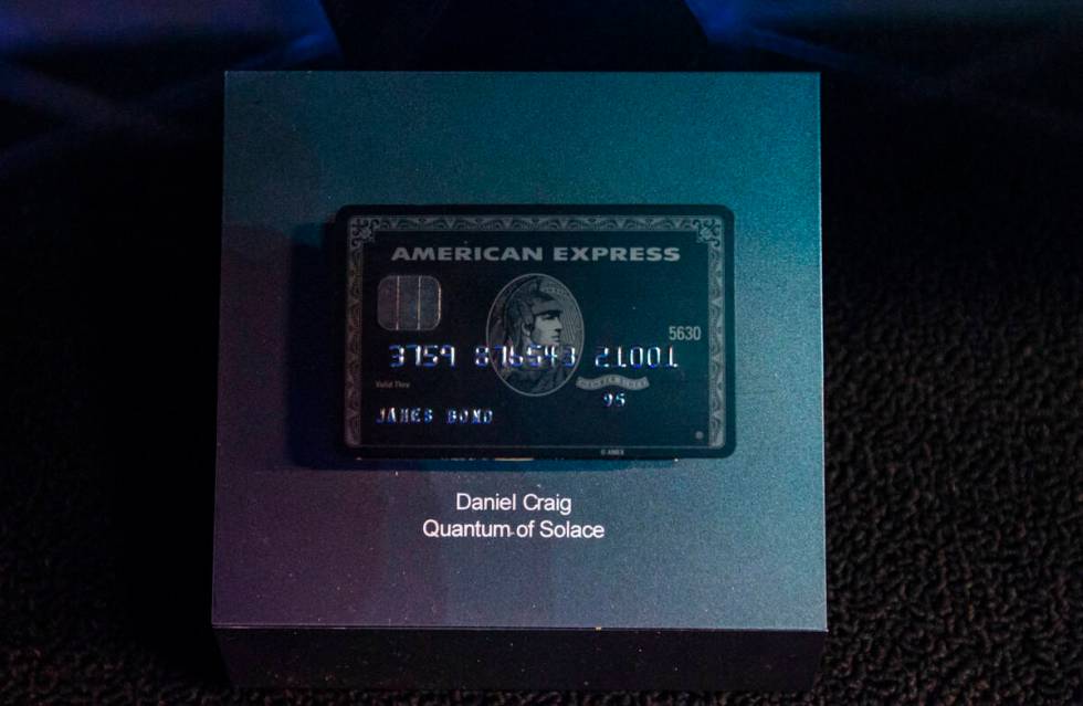 A James Bond American Express credit card used by Daniel Craig in “Quantum of Solace&#x2 ...