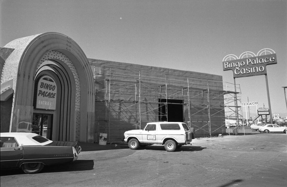 A file photo shows an expansion to the Bingo Palace. The current expansion will more than tripl ...