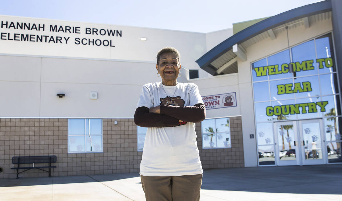 Hannah Brown, 82, an education advocate who grew up in Las Vegas and attended segregated school ...