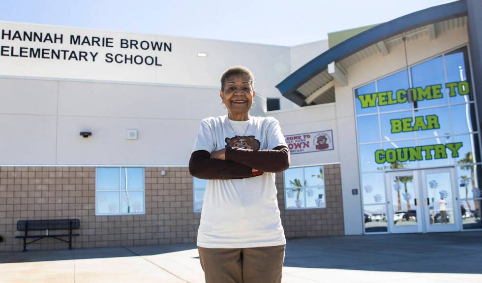 Hannah Brown, 82, an education advocate who grew up in Las Vegas and attended segregated school ...