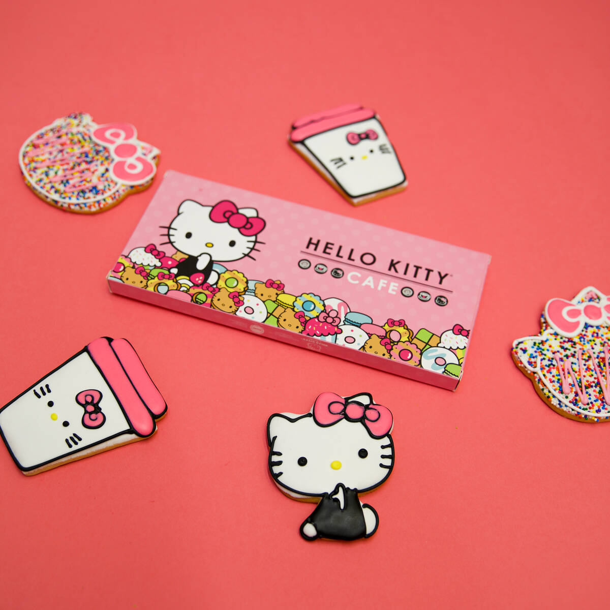 The Hello Kitty Cafe Truck pop-up serves treats and exclusive merchandise. (Hello Kitty Cafe Truck)