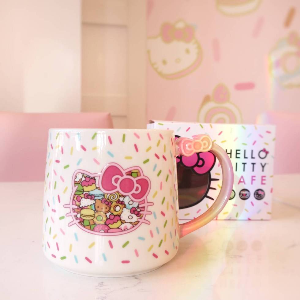 The Hello Kitty Cafe Truck pop-up serves treats and exclusive merchandise. (Hello Kitty Cafe Truck)