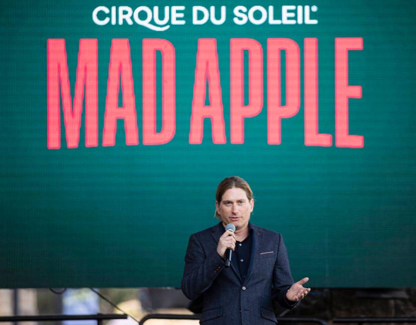 Simon Painter, founder of The Works Entertainment and co-producer of "Mad Apple,” s ...