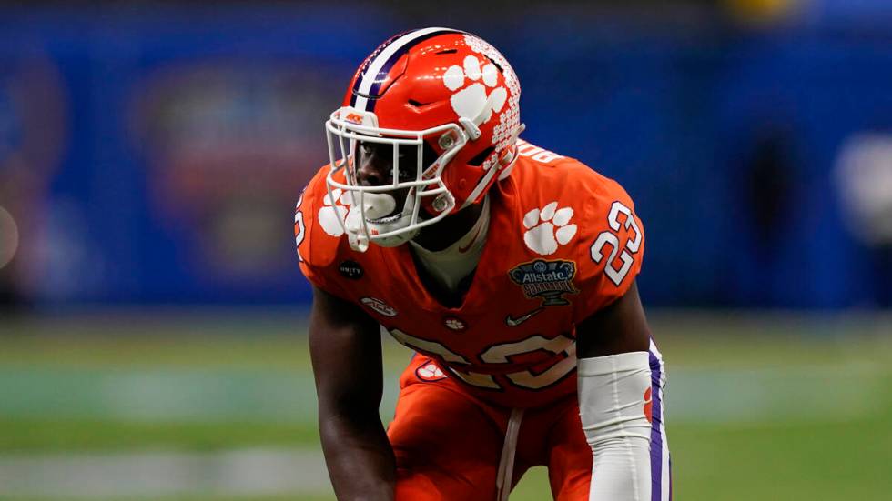 Clemson cornerback Andrew Booth Jr. plays against Ohio State during the second half of the Suga ...