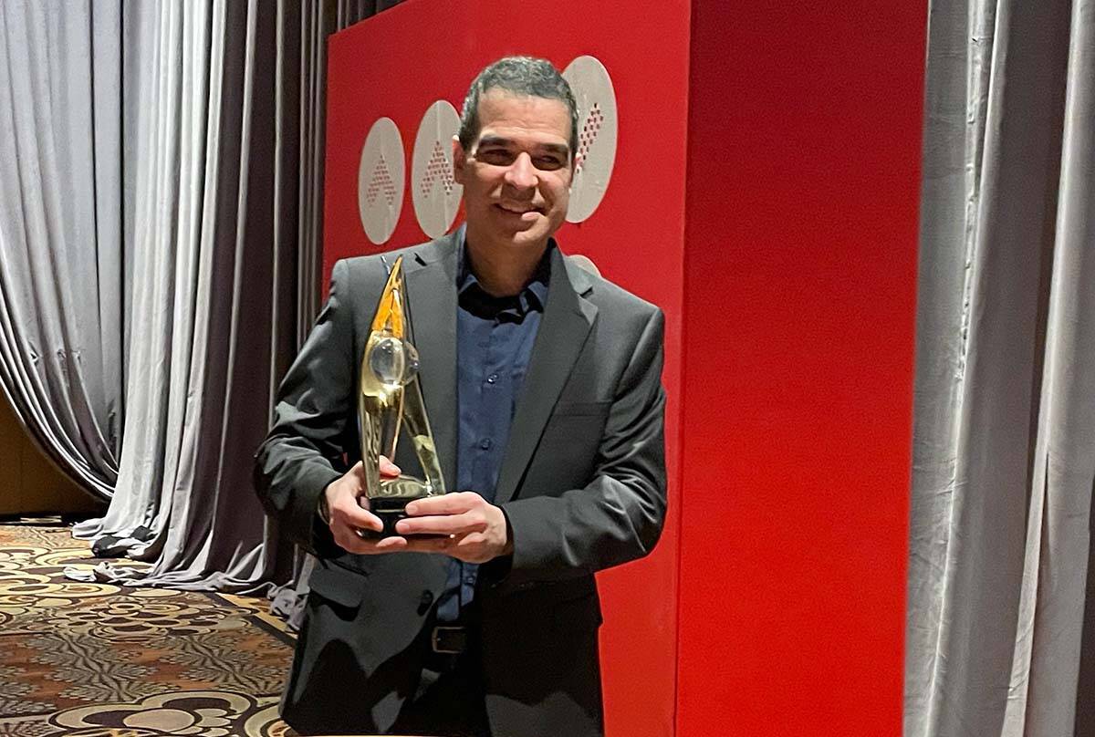Ed Boon was inducted to the Academy of Interactive Arts & Science's Hall of Fame. (Lukas Eggen)