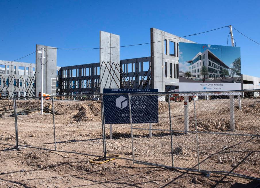 The Narrative office building project currently under construction is shown on Monday, Feb. 28, ...