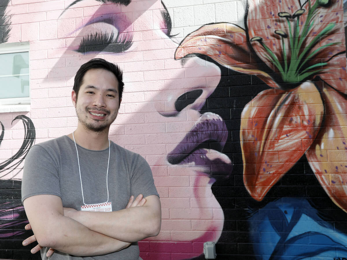 Richie Liu of The Tipsy Buffalo pose for a photo at Carson Kitchen, Tuesday, March 1, 2022, in ...