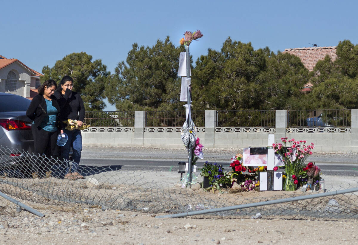 In this Jan. 13, 2020, file photo, Ruth Neall, left, and her sister Andrea Lopez look at the me ...