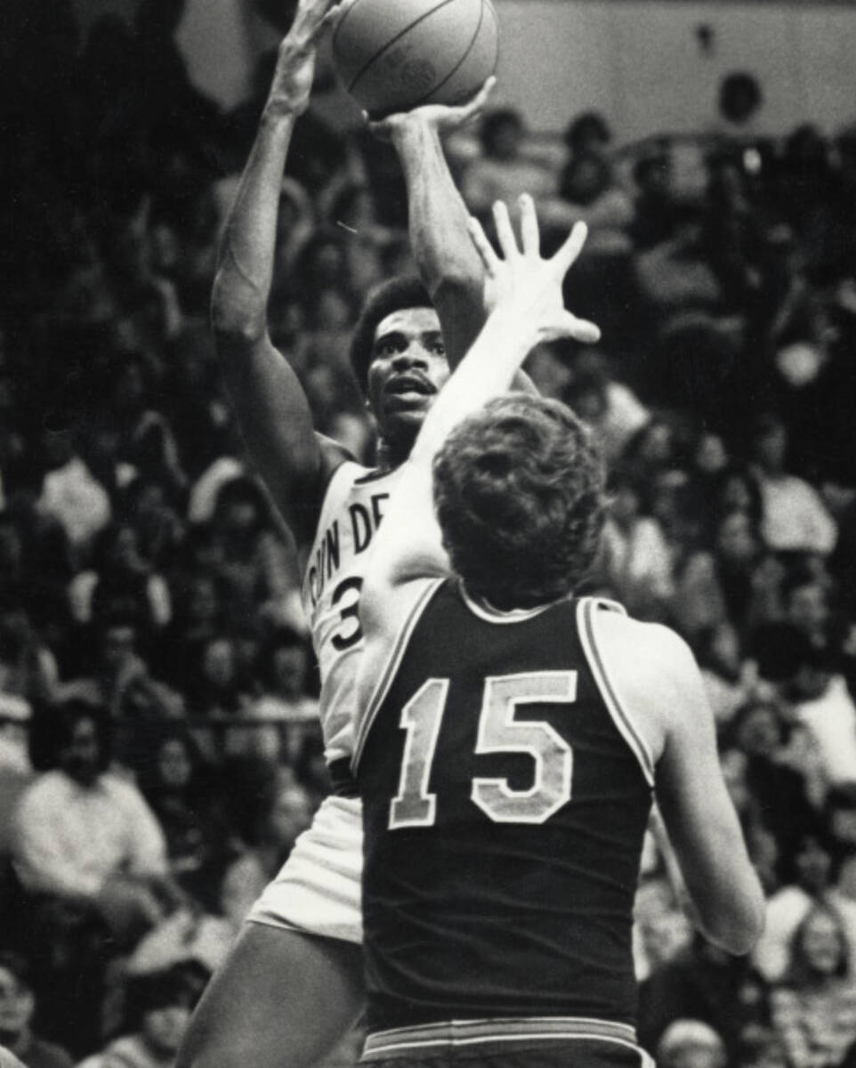Former UNLV star Lionel Hollins in action in this undated photo. Photo courtesy of Arizona Stat ...