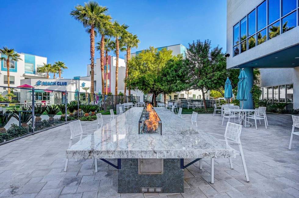 Las Vegas apartment complex South Beach, seen here, recently sold for $97.5 million. (Cushman & ...