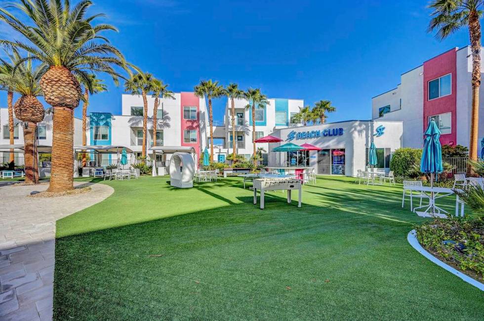 Las Vegas apartment complex South Beach, seen here, recently sold for $97.5 million. (Cushman & ...