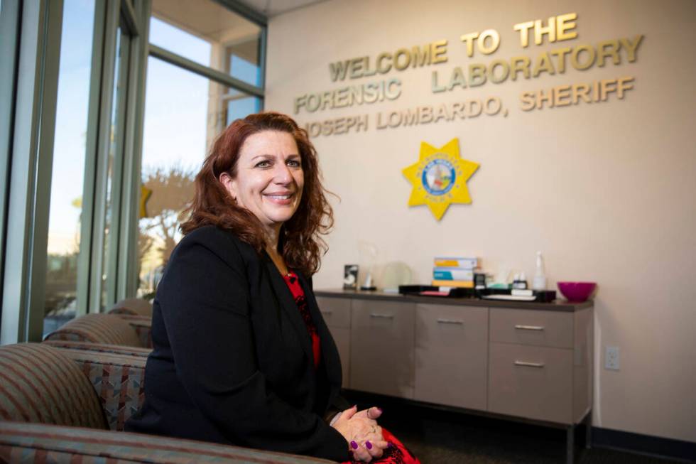 Kim Murga, director of laboratory services for the Metropolitan Police Department, poses for a ...