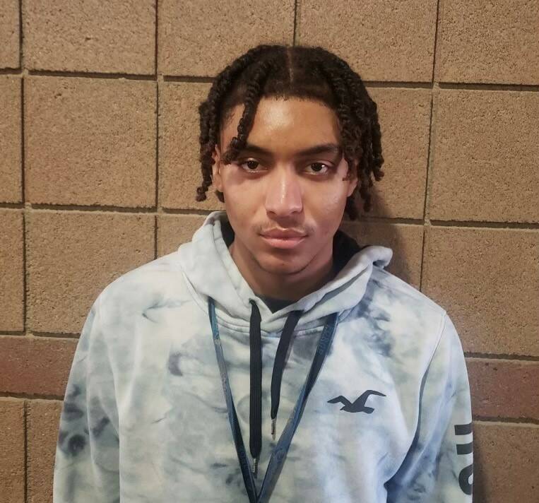 Canyon Springs' Jalen Foy is a member of the Nevada Preps All-Southern Nevada boys basketball t ...