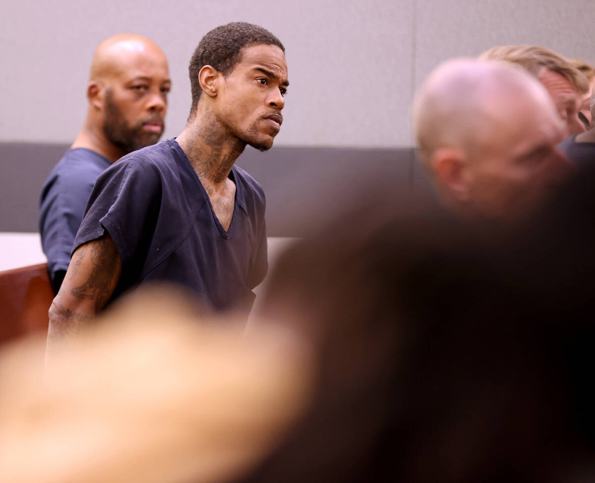Charles Jackson appears in court for a hearing at the Regional Justice Center in downtown Las V ...