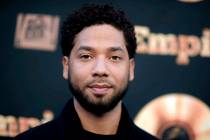 FILE - In this May 20, 2016 file photo, actor and singer Jussie Smollett attends the "Empi ...