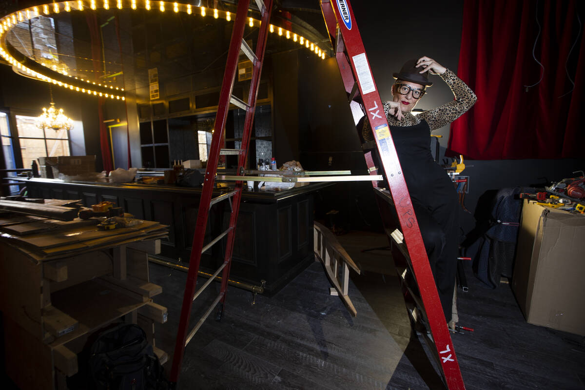 Amy Saunders, creator of "The Miss Behave Game Show," poses for a portrait at the fut ...