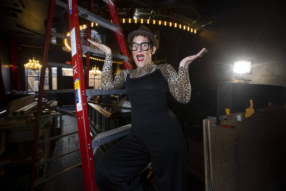 Amy Saunders, creator of "The Miss Behave Game Show," poses for a portrait at the fut ...