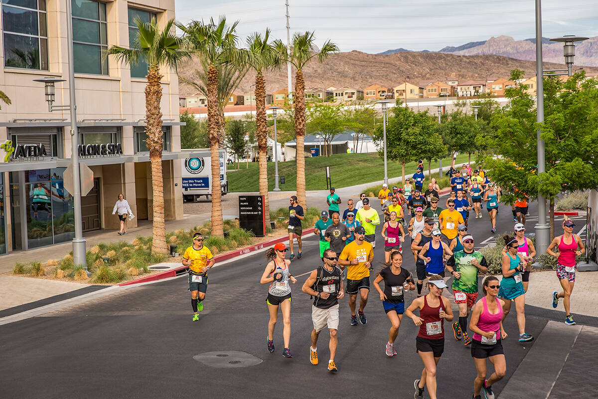 Summerlin Runners participate in the 2017 Summerlin Half Marathon. Now, in its 11th year, the ...