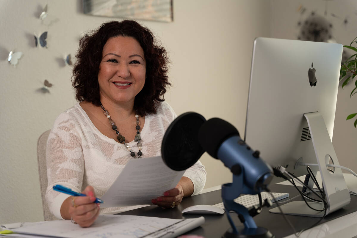 Gladys Carpo plans to use her Spanish-language podcast to provide information about COVID-19 va ...
