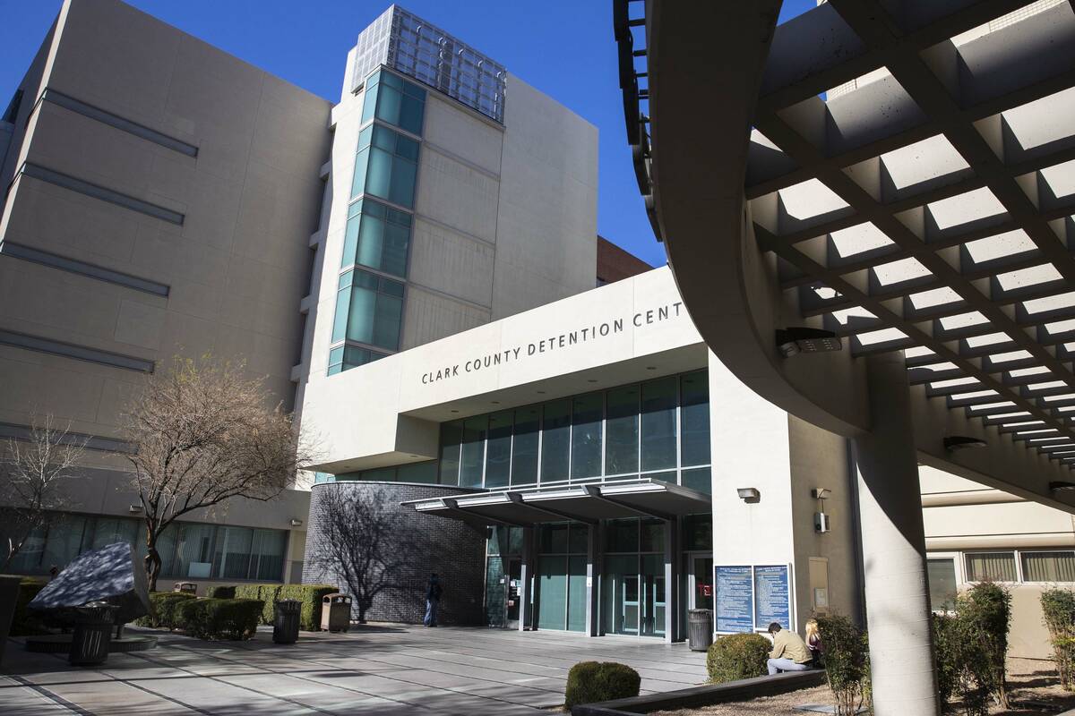 The Clark County Detention Center in Las Vegas. (Bizuayehu Tesfaye/Las Vegas Review-Journal)
