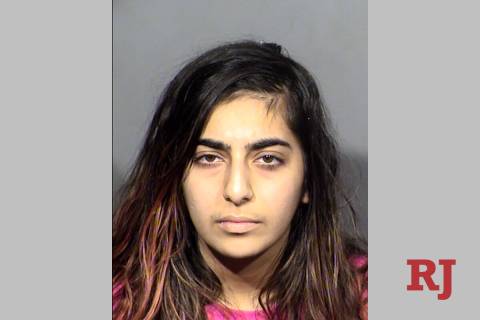 This undated photo released by the Henderson Police Department shows suspect Nika Nikoubin. The ...