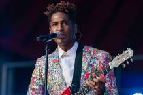 FILE - Jon Batiste performs during the Global Citizen festival on Sept. 25, 2021 in New York. B ...