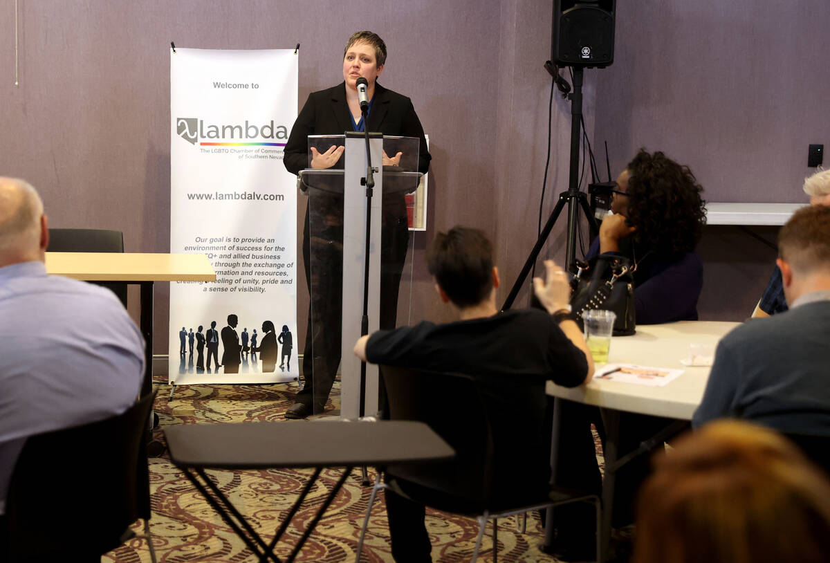 Clark County District Judge Tara Clark Newberry during the Lambda Business Association Women's ...