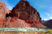 The Hance Rapid is located where Red Canyon intersects with the Colorado River at River Mile 77 ...