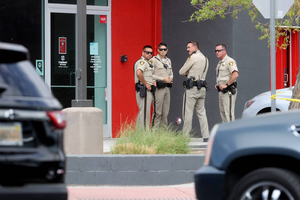Las Vegas police investigate a “suspicious death” in a storage unite near Durango ...