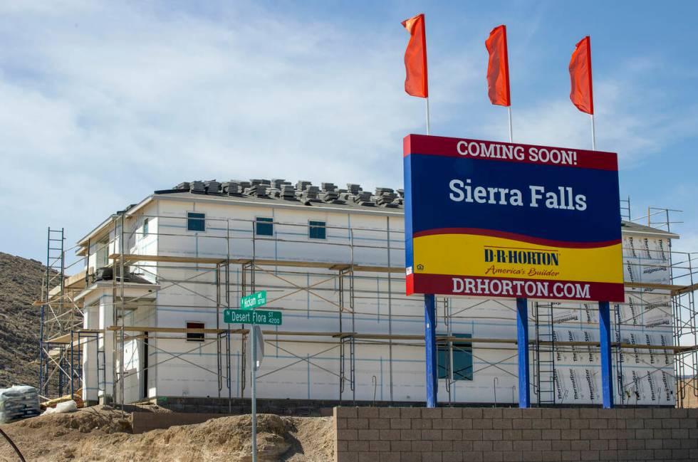 Sierra Falls new home construction will be coming soon on Wednesday, March 30, 2022, in Las Veg ...