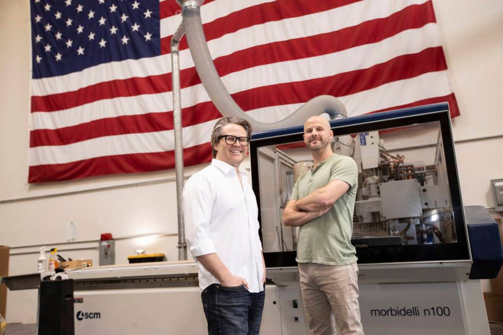 Brothers Anthony Pucci, left, and Nick Pucci, co-founders of Cubicall, pose for a portrait in t ...