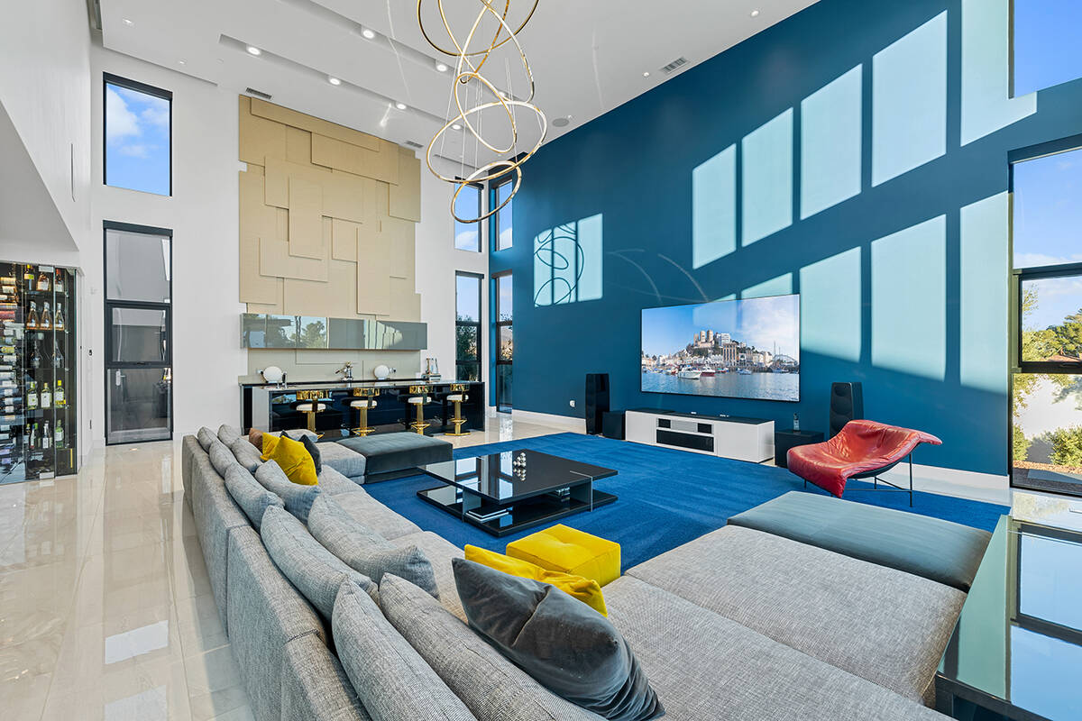 The home features pops of color. (Napoli Group)