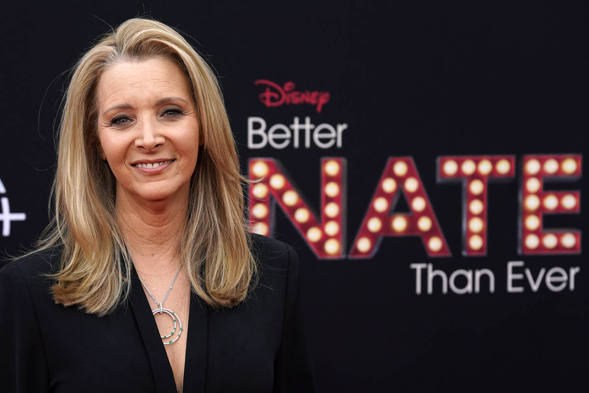 Lisa Kudrow, a cast member in "Better Nate Than Ever," at the premiere of the film, March 15, 2 ...