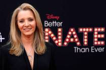 Lisa Kudrow, a cast member in "Better Nate Than Ever," at the premiere of the film, March 15, 2 ...