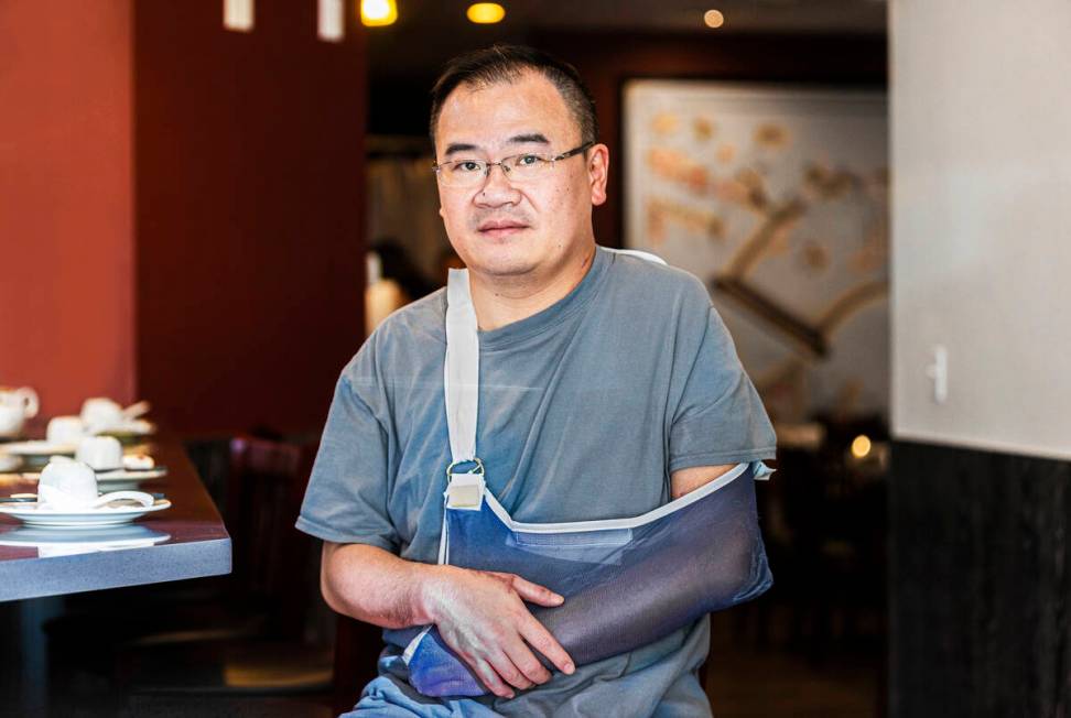 Shooting victim Chengyan Wang at Shanghai Taste restaurant on Tuesday, April 5, 2022, in Las Ve ...