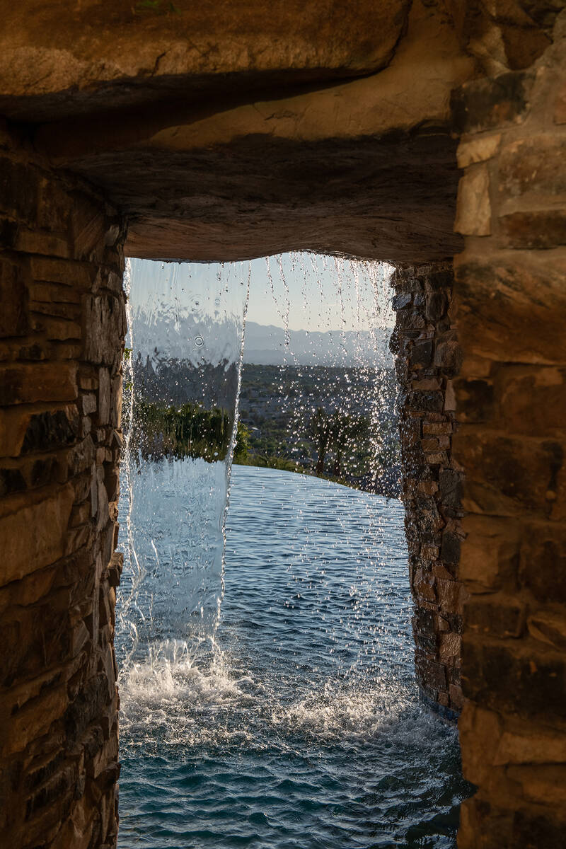 Waterfall feature. (Simply Vegas)